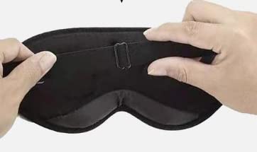 3D Blackout Contoured Sleep Mask for Side Sleepers