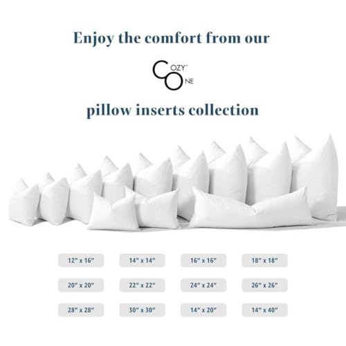 Soft Supportive Pillow Inserts for Bed and Home Decor