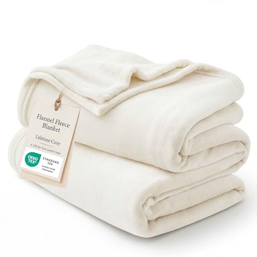 Lightweight Plush Fleece Throw Blanket for Couch and Sofa