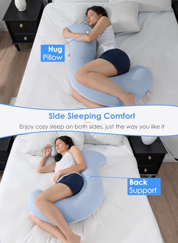 S-Shaped Full Body Hug Pillow for Adult Side Sleepers