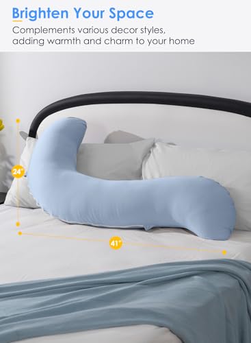 S-Shaped Full Body Hug Pillow for Adult Side Sleepers