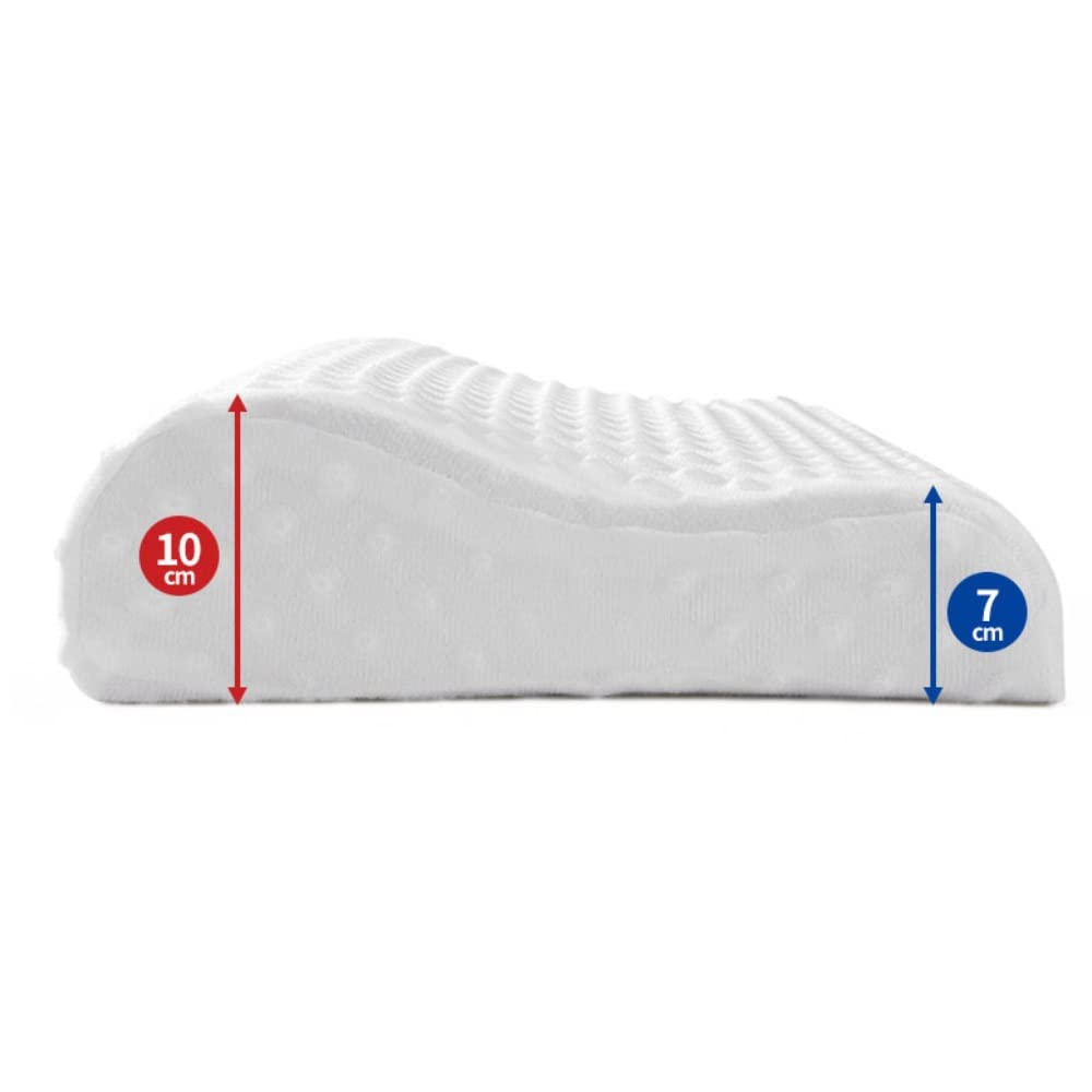 Slow-Rebound Memory Foam Cervical Neck Support Pillow