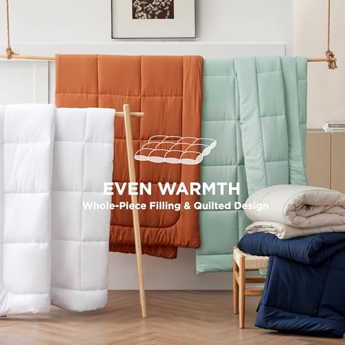 All-Season Quilted Down-Alternative Comforter Duvet Insert