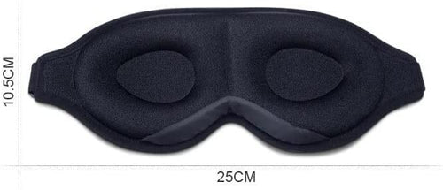3D Blackout Contoured Sleep Mask for Side Sleepers