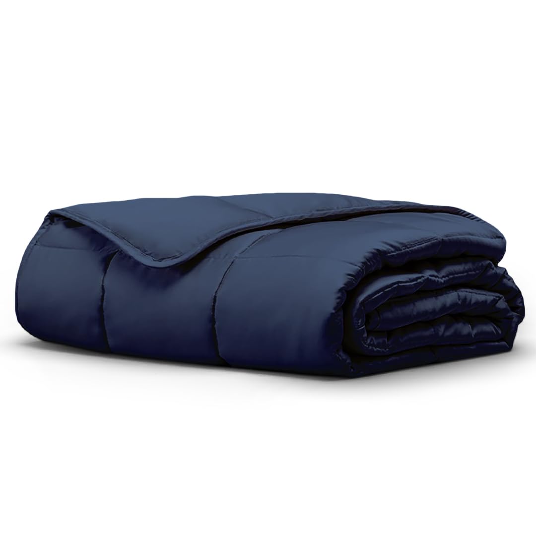 Weighted Blanket with Premium Glass Beads for Deep Sleep