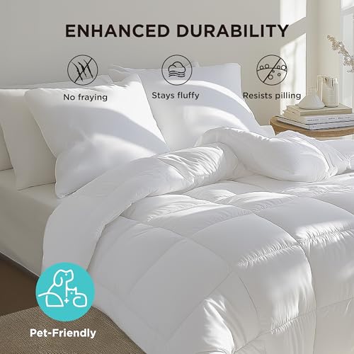 All-Season Quilted Down-Alternative Comforter Duvet Insert