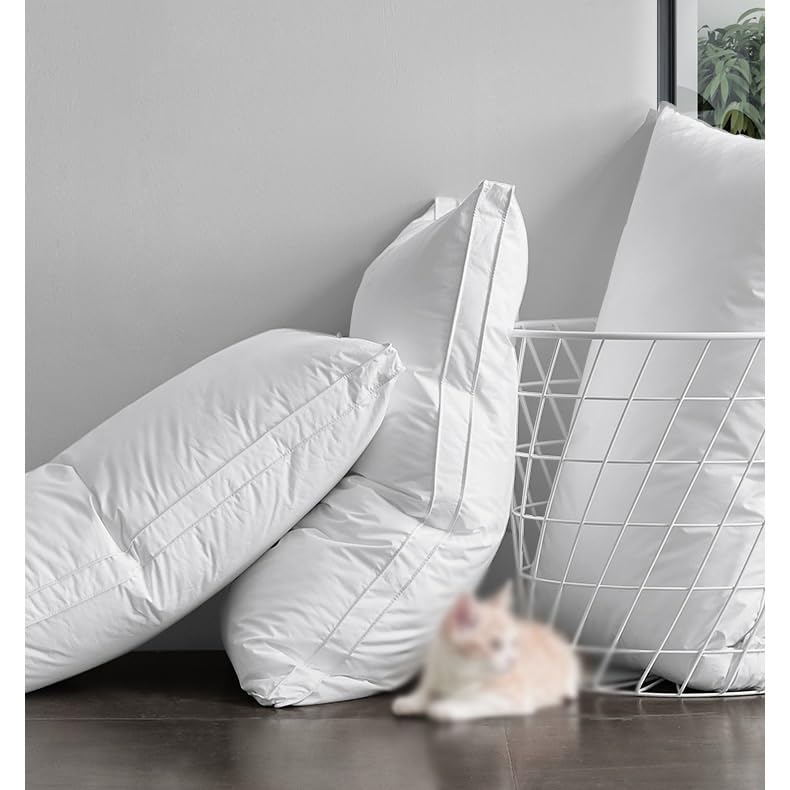 Soft Cotton Bed Pillows for Hotel and Home Sleeping