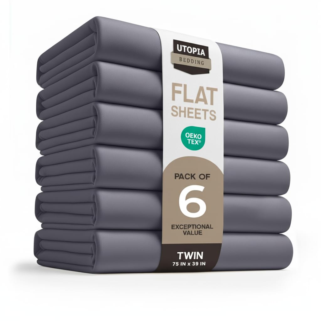 Ultra-Soft Breathable Hotel-Style Flat Bed Sheet
