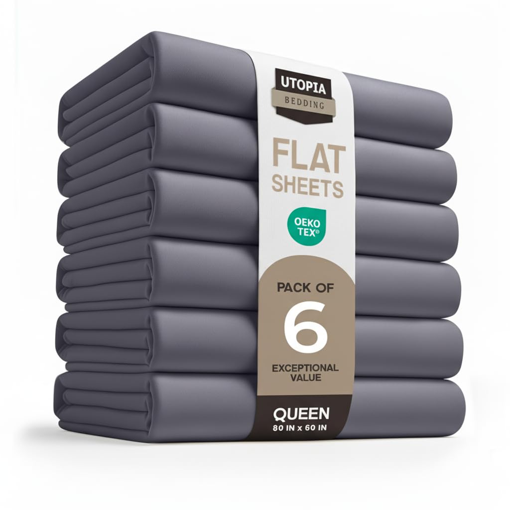 Ultra-Soft Breathable Hotel-Style Flat Bed Sheet