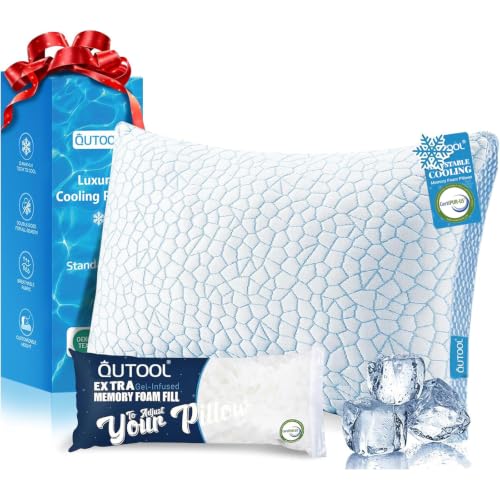 Cooling Shredded Memory Foam Pillow for Comfortable Sleep