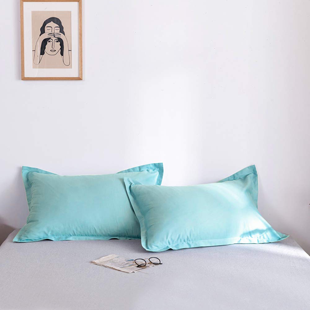 Soft Microfiber Euro Pillow Shams with Envelope Closure Set of 2