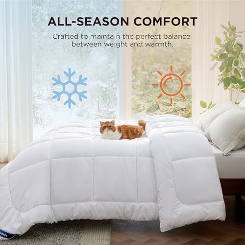 All-Season Quilted Down-Alternative Comforter Duvet Insert