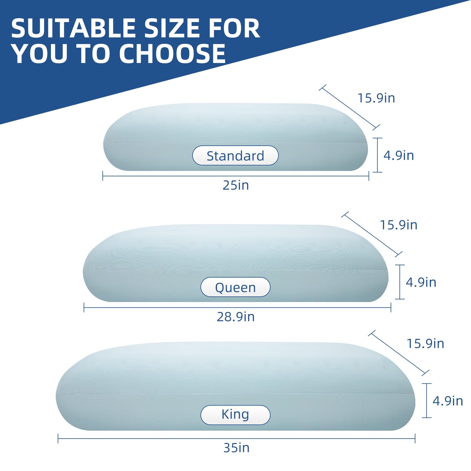 Ergonomic Memory Foam Support Pillow for Comfortable Sleep