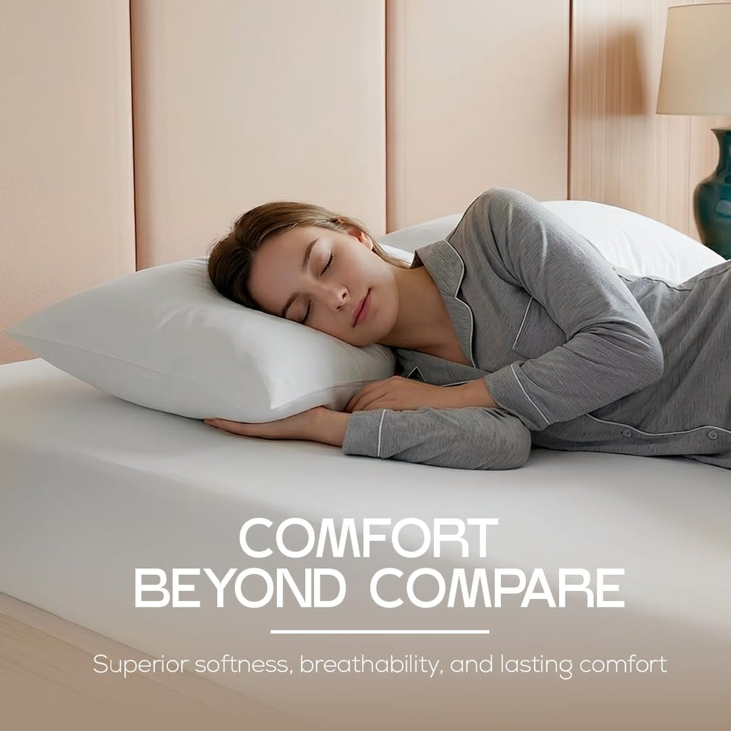 Bulk 20-Pack Queen Hotel Fitted Bed Sheets in White