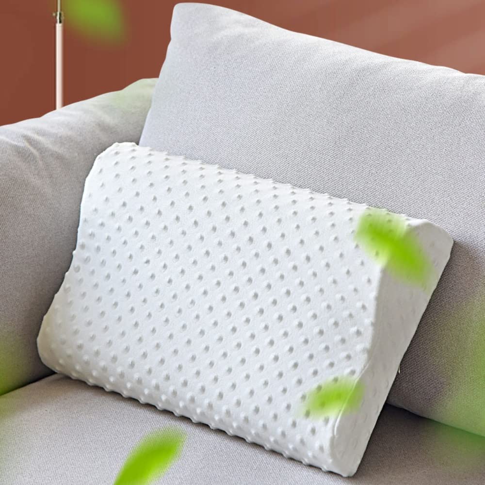 Slow-Rebound Memory Foam Cervical Neck Support Pillow
