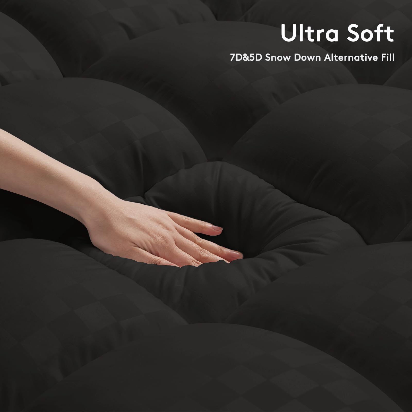 Extra-Thick Cooling Down-Alternative Mattress Topper