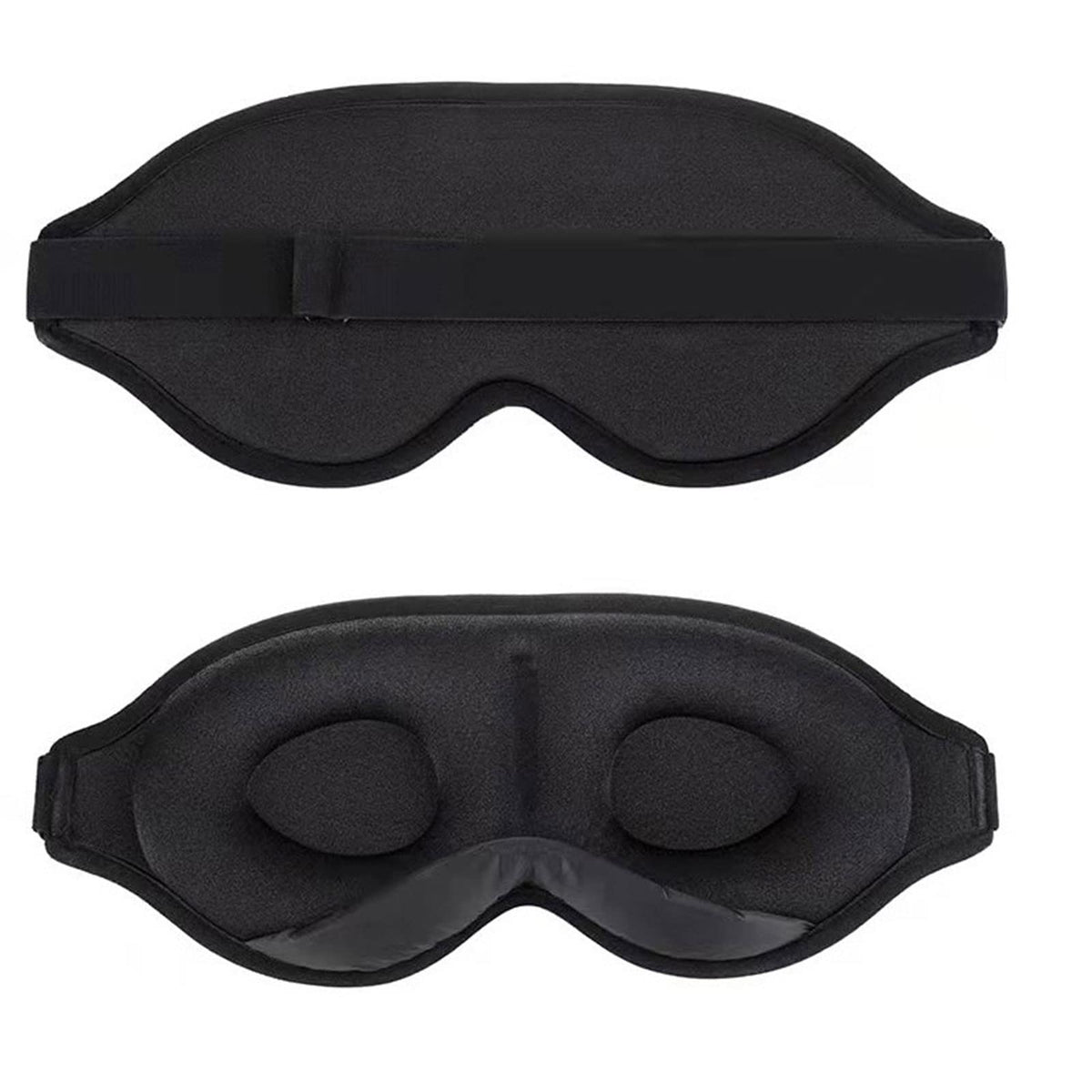3D Blackout Contoured Sleep Mask for Side Sleepers