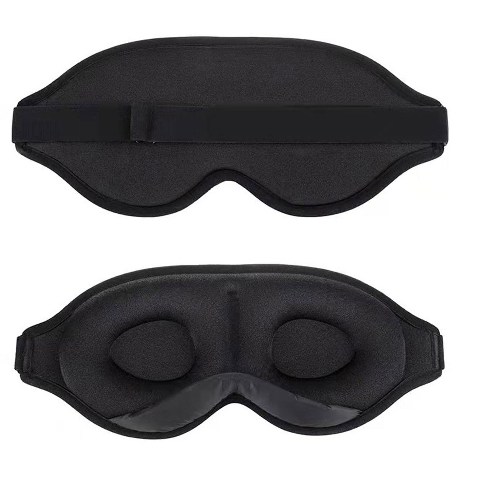 3D Blackout Contoured Sleep Mask for Side Sleepers