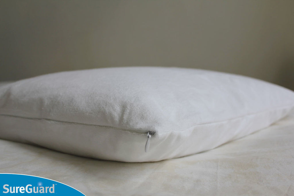 Waterproof Hypoallergenic Zippered Cotton Pillow Protectors