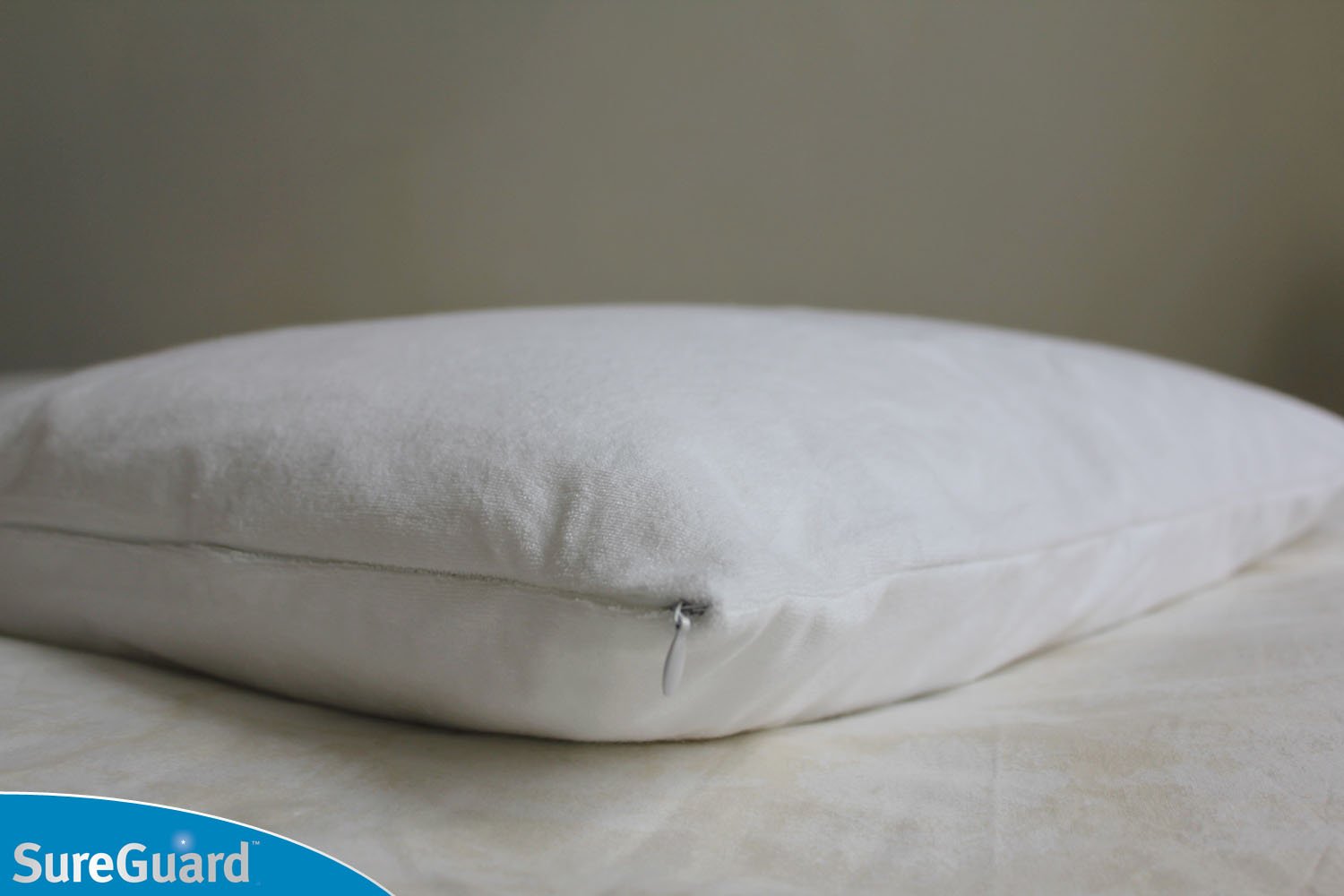 Waterproof Hypoallergenic Zippered Cotton Pillow Protectors