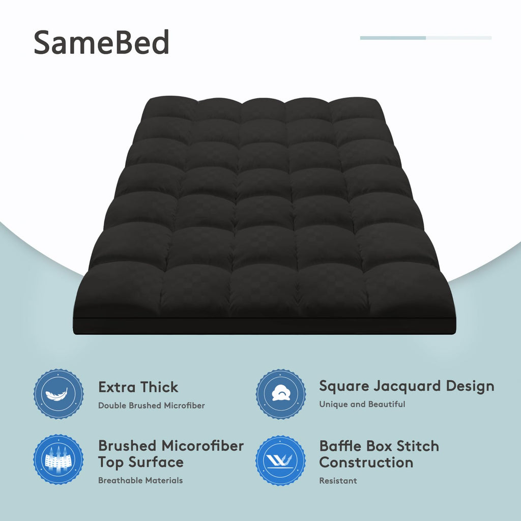 Extra-Thick Cooling Down-Alternative Mattress Topper