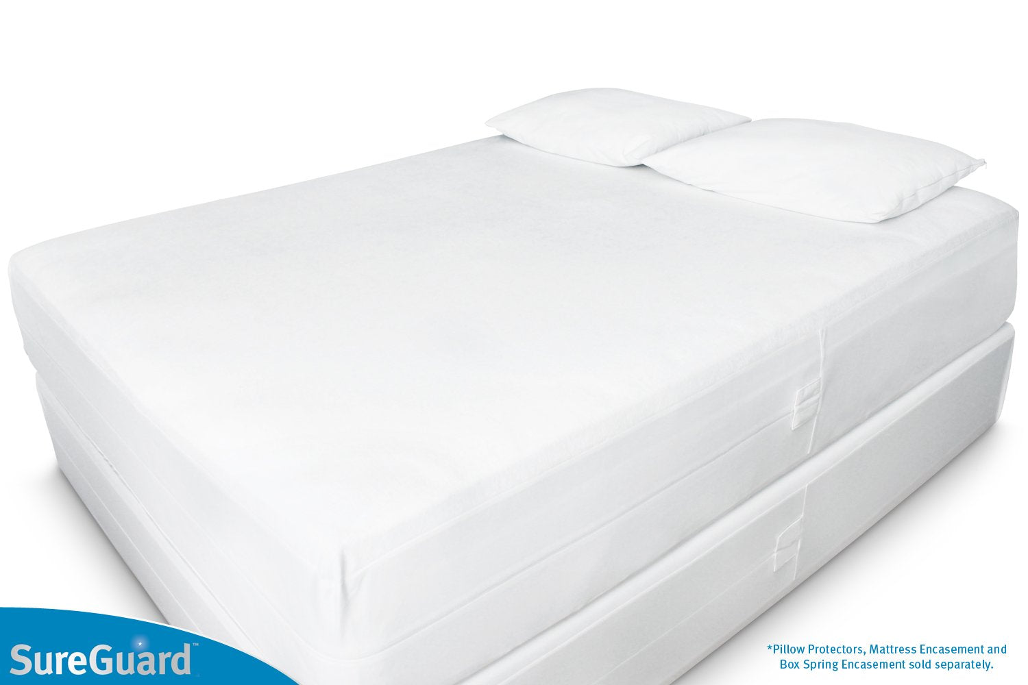 Waterproof Hypoallergenic Zippered Cotton Pillow Protectors