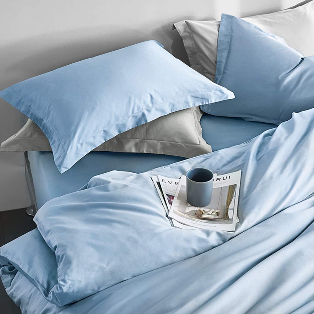 Soft Microfiber Euro Pillow Shams with Envelope Closure Set of 2