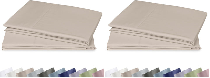 1000 Thread Count Cotton Sateen Pillowcases Set of 2