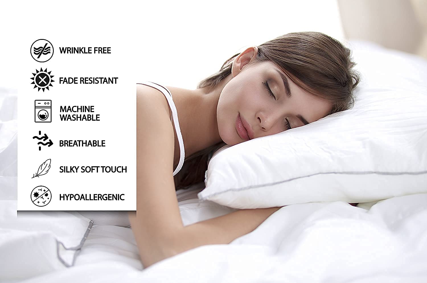 12-Pack 600 Thread Count Egyptian Cotton King Pillowcases