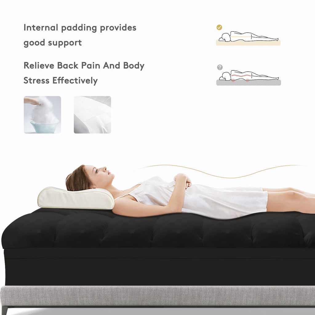 Extra-Thick Cooling Down-Alternative Mattress Topper