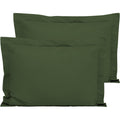 Soft Microfiber Euro Pillow Shams with Envelope Closure Set of 2