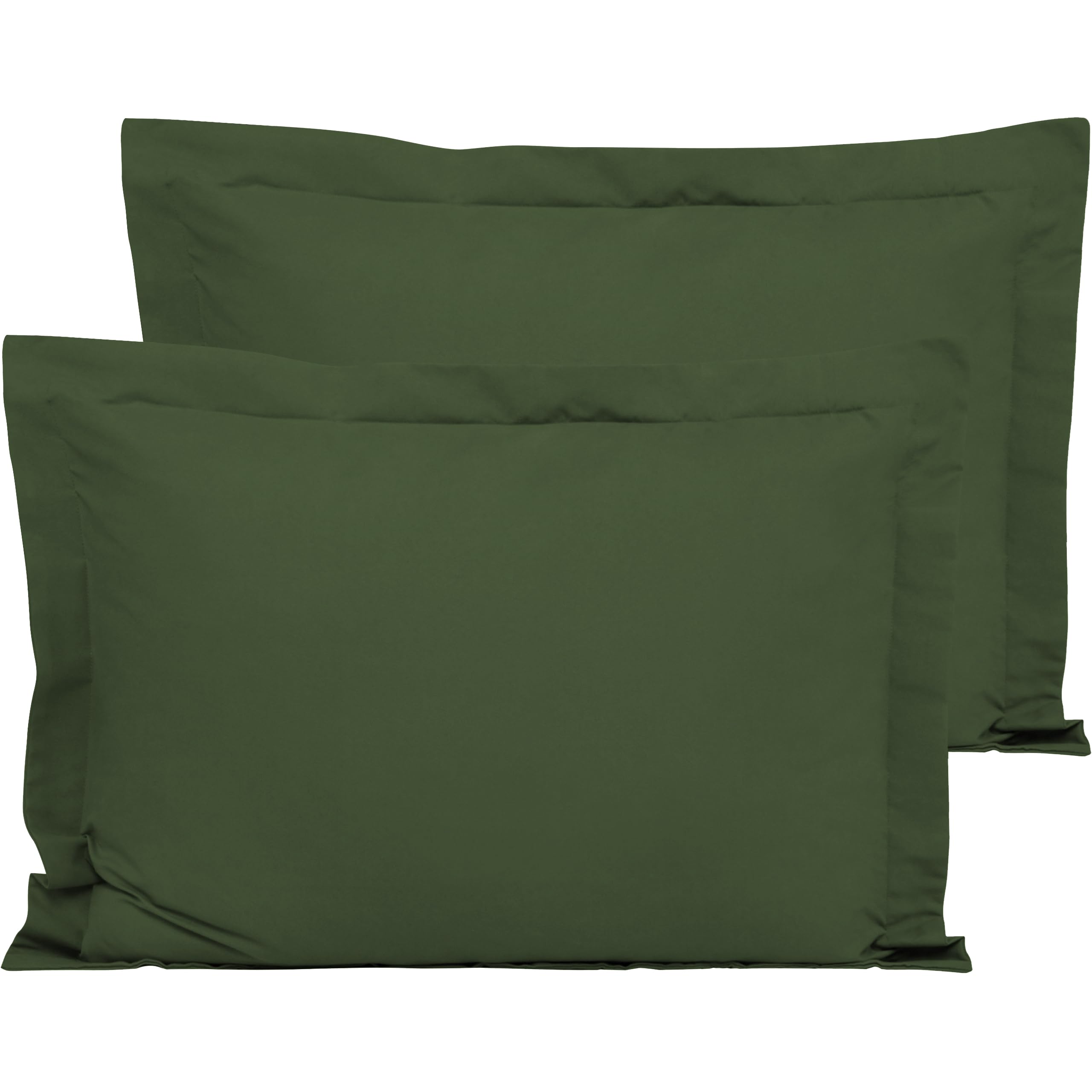 Soft Microfiber Euro Pillow Shams with Envelope Closure Set of 2