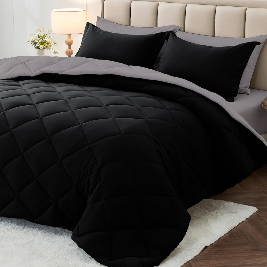 7-Piece Reversible All-Season Bed-in-a-Bag Comforter Set