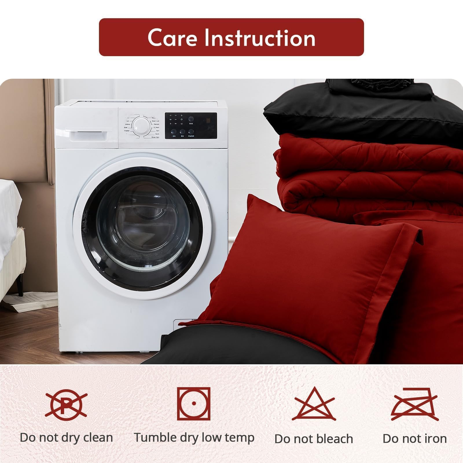 7-Piece Reversible All-Season Bed-in-a-Bag Comforter Set