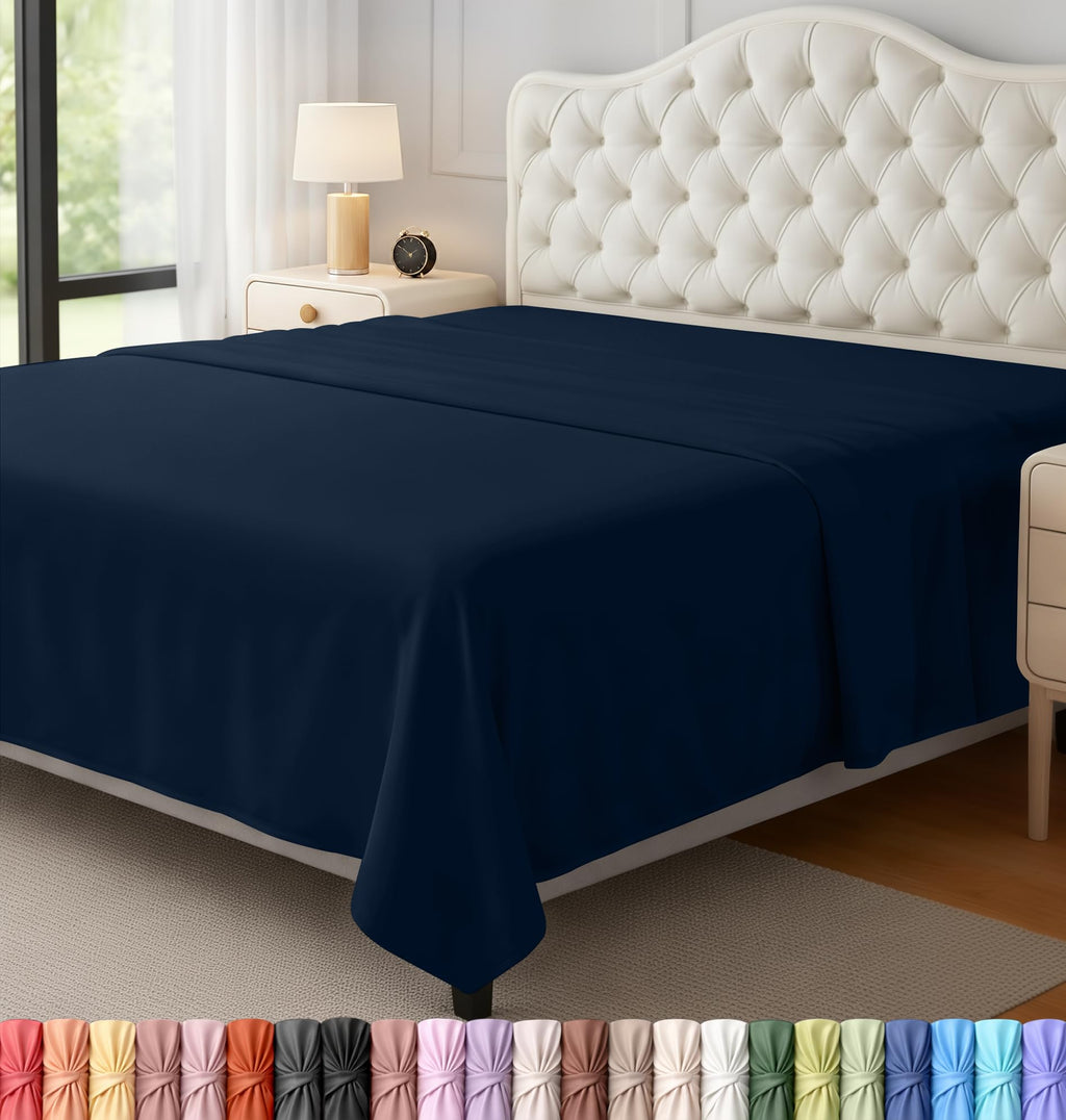 Ultra-Soft Breathable Hotel-Style Flat Bed Sheet
