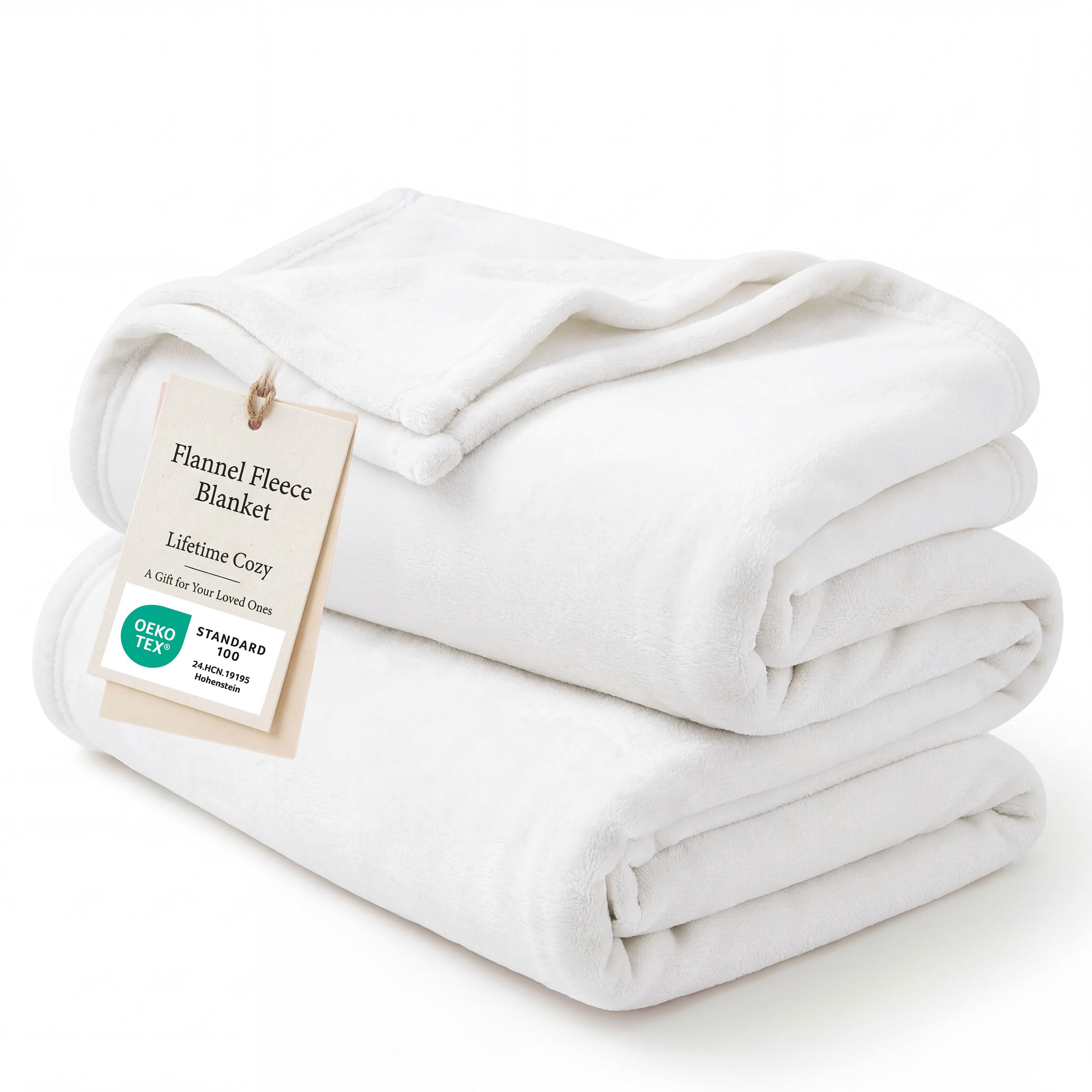 Lightweight Plush Fleece Throw Blanket for Couch and Sofa