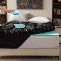 4-Inch Dual-Layer Gel Memory Foam Mattress Topper