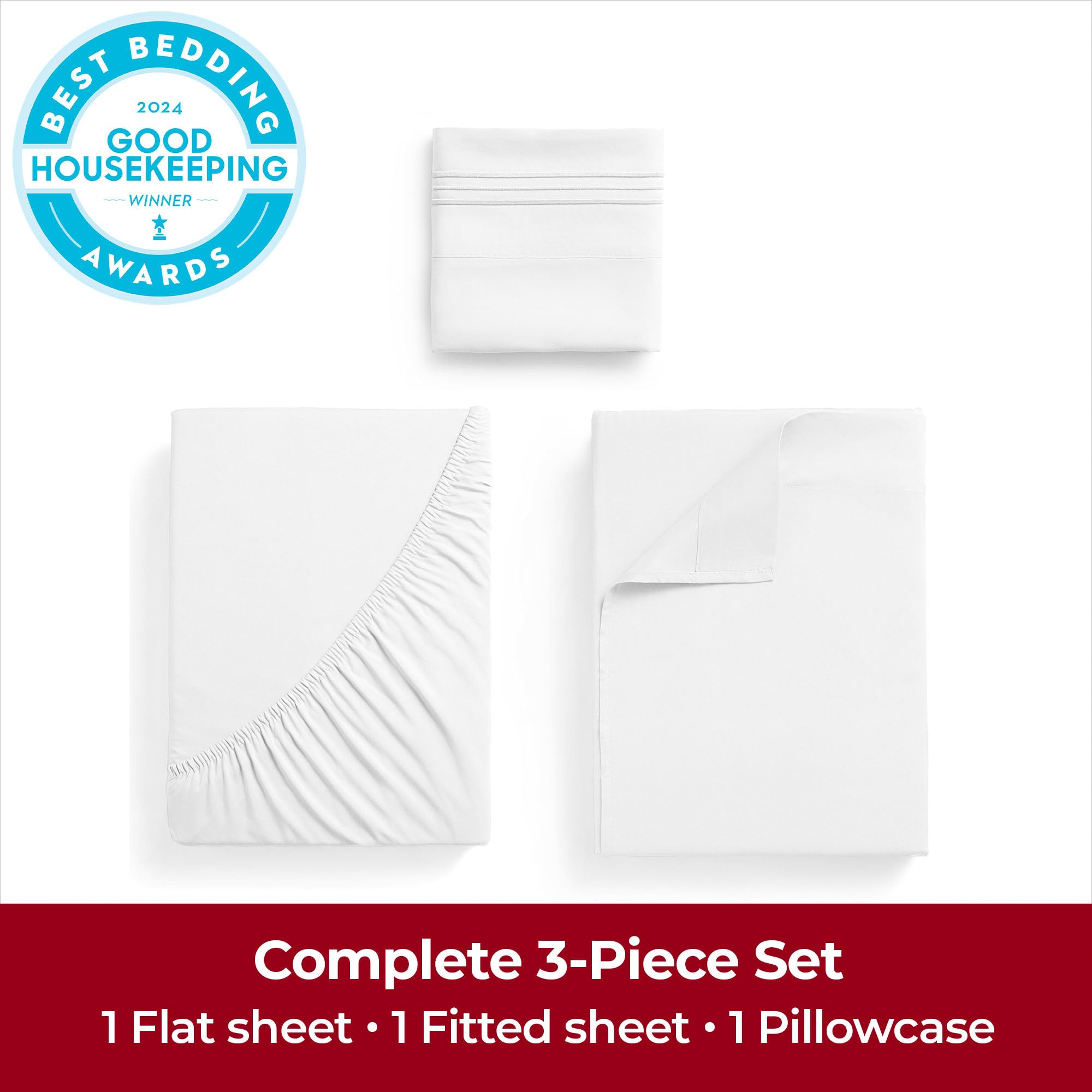 Ultra-Soft Premium Microfiber Bed Sheet Set