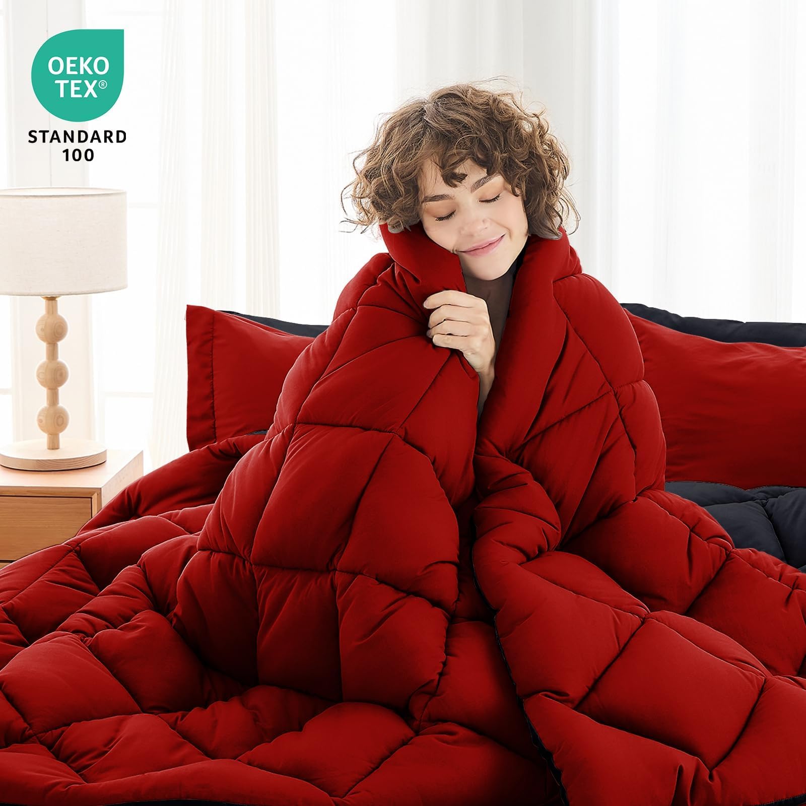 7-Piece Reversible All-Season Bed-in-a-Bag Comforter Set