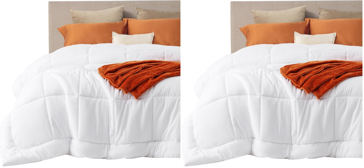All-Season Quilted Down-Alternative Comforter Duvet Insert