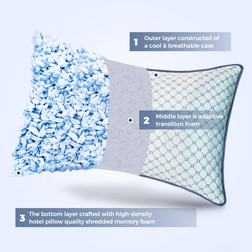 Soft Supportive Bed Pillow for Comfortable Everyday Sleep