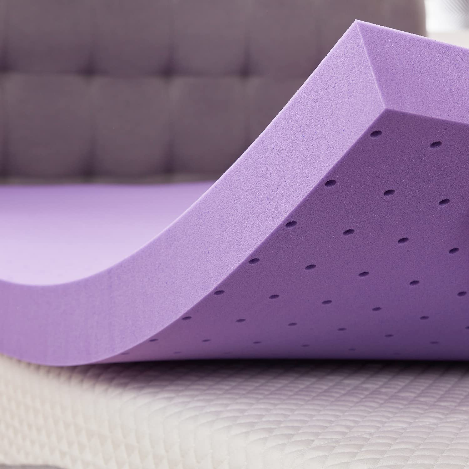 Cooling Gel Memory Foam Mattress Topper for Bed Comfort