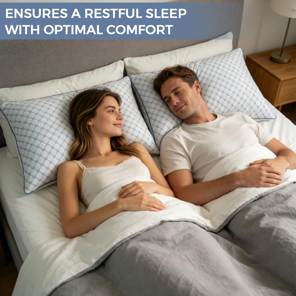 Soft Supportive Bed Pillow for Comfortable Everyday Sleep