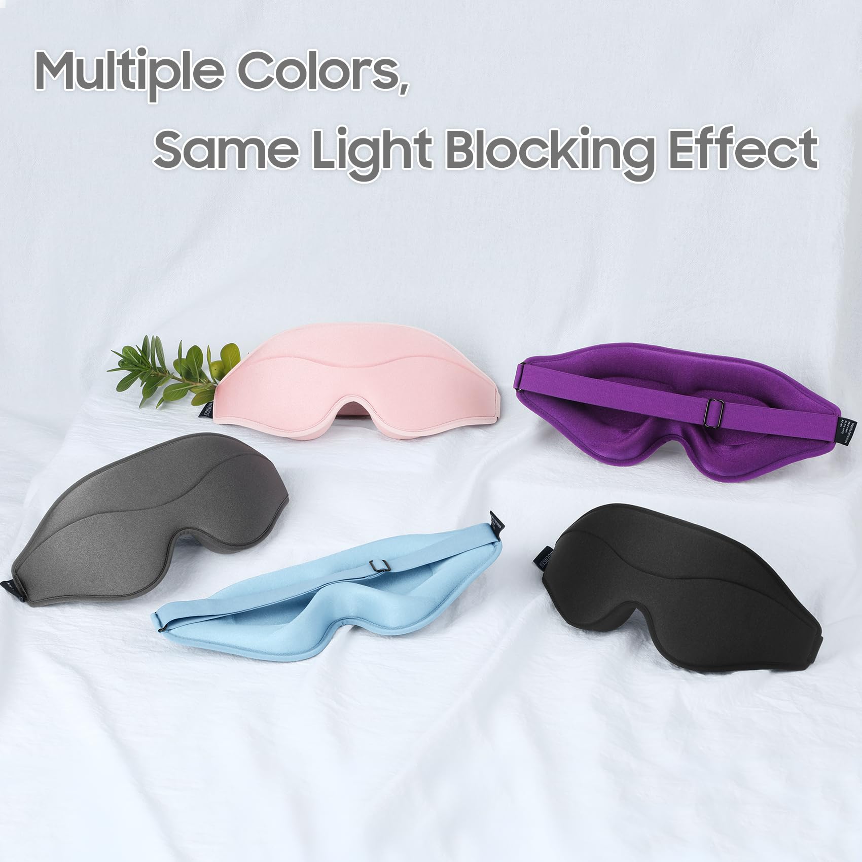 3D Total Blackout Silky Soft Adjustable Sleep Mask
