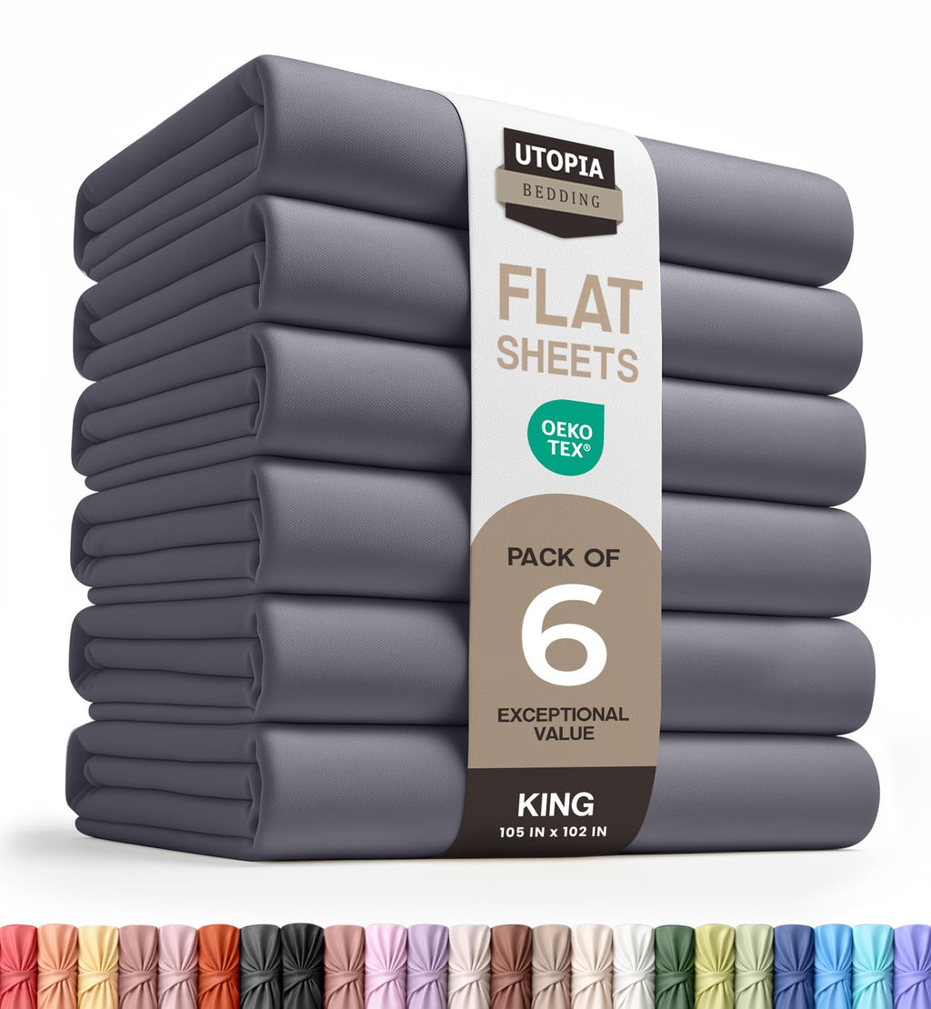 Ultra-Soft Breathable Hotel-Style Flat Bed Sheet