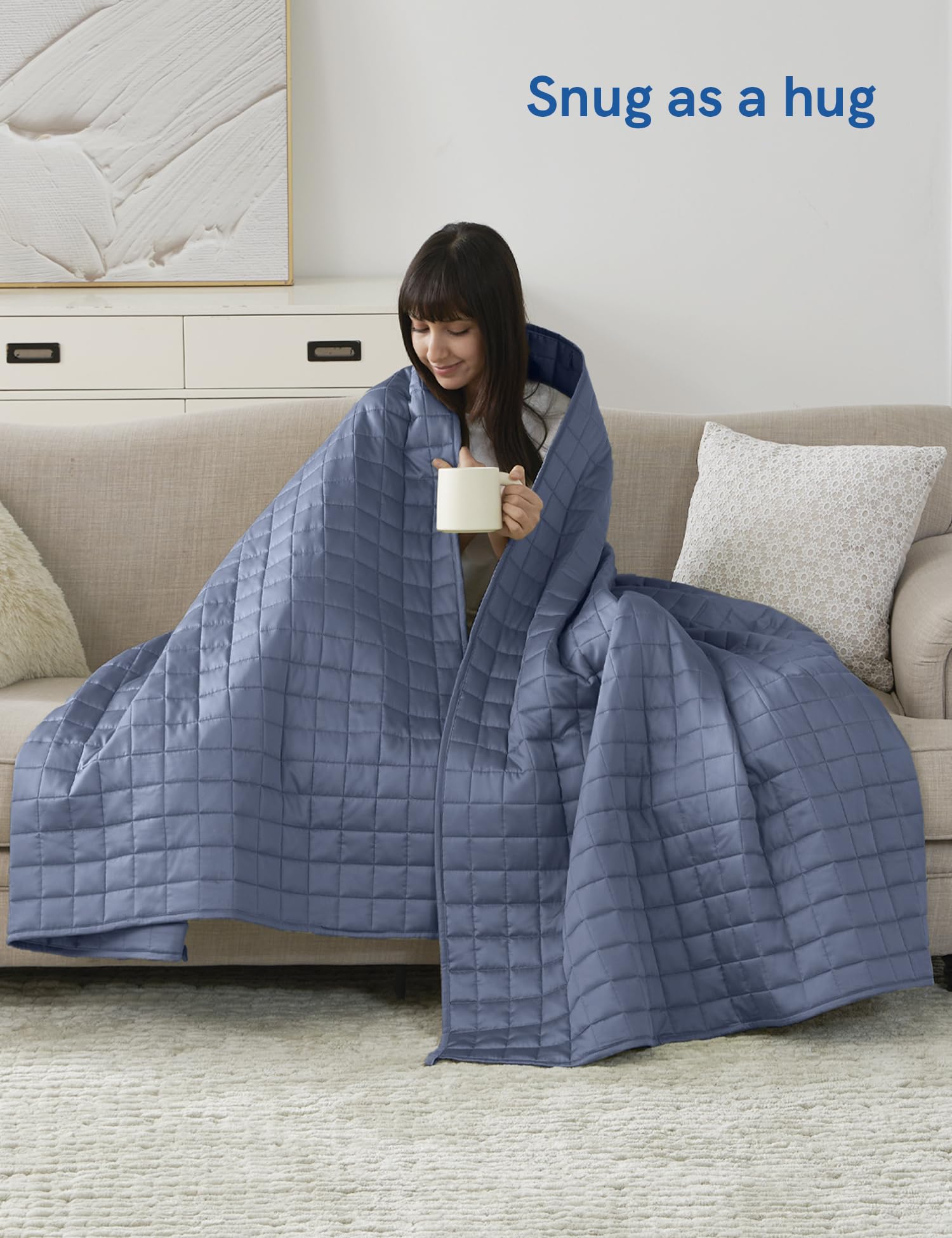 Breathable Bamboo Weighted Blanket for Comfortable Sleep
