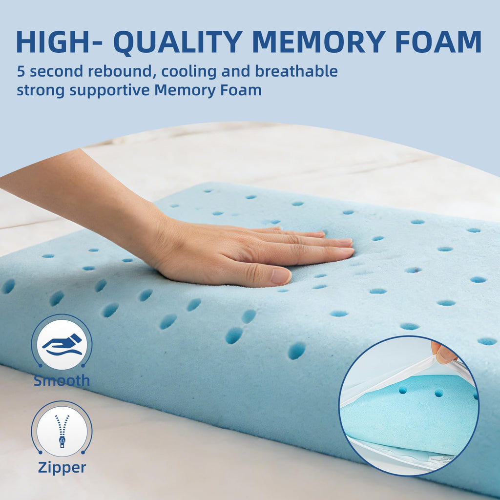 Ergonomic Memory Foam Support Pillow for Comfortable Sleep