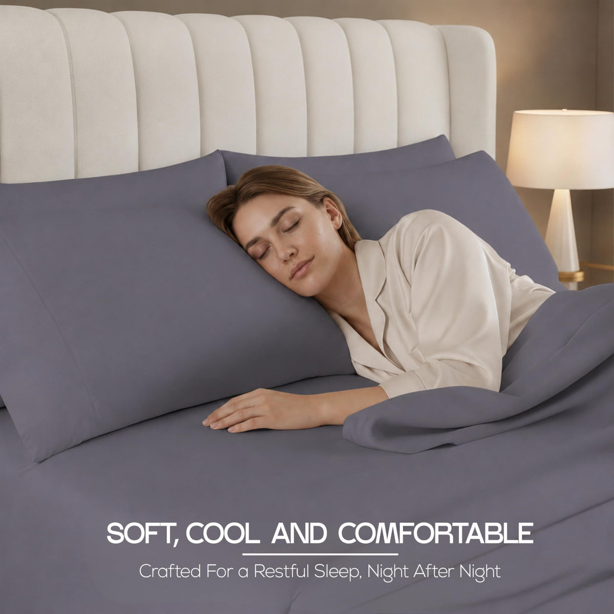 Bulk 10-Pack Queen 4-Piece Hotel Bed Sheet Sets