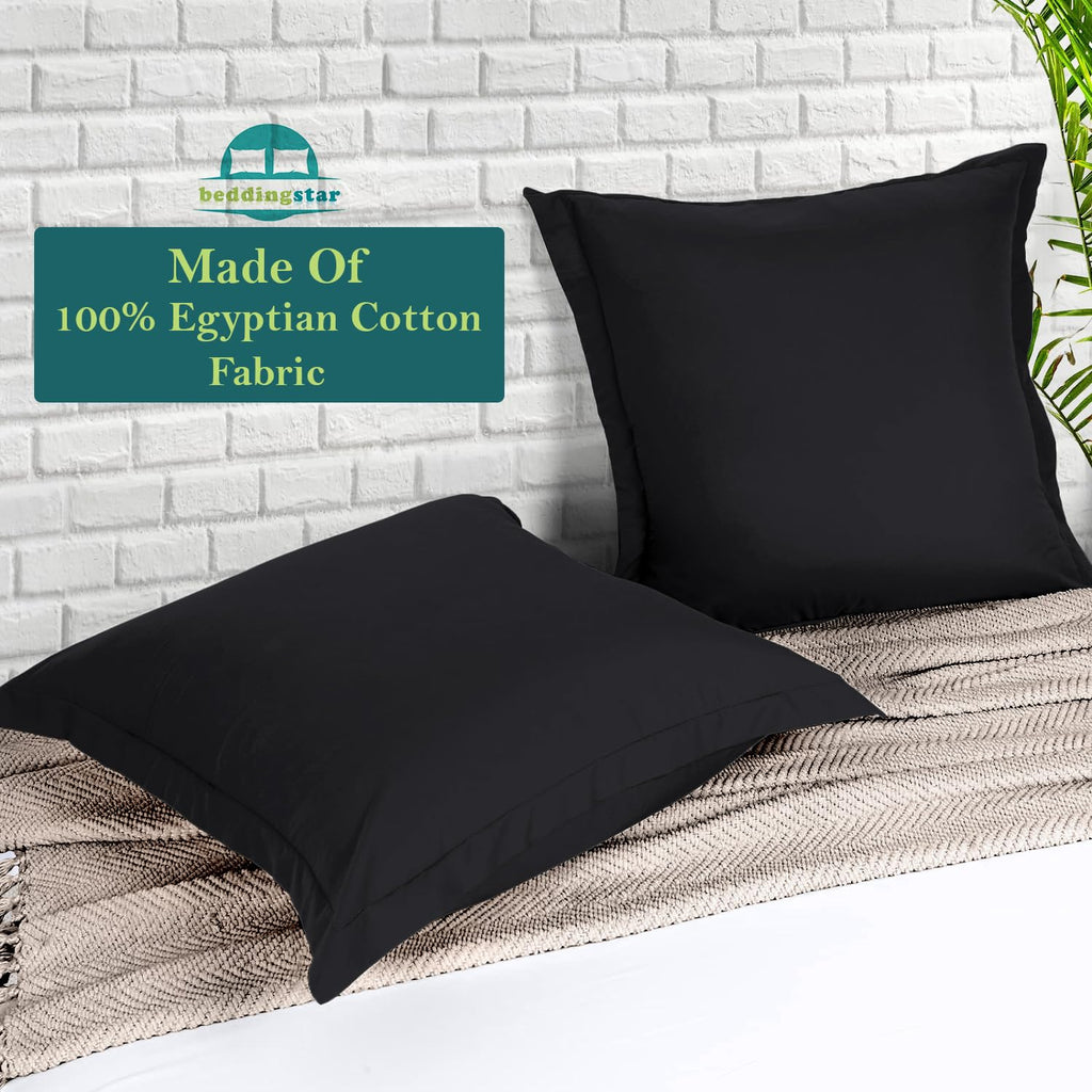 600 Thread Count Egyptian Cotton Pillow Shams Set of 2