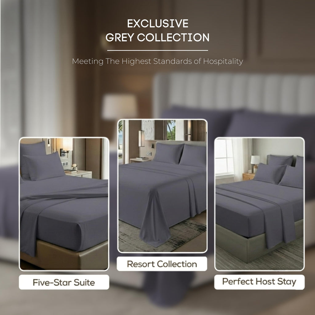 Bulk 10-Pack Queen 4-Piece Hotel Bed Sheet Sets